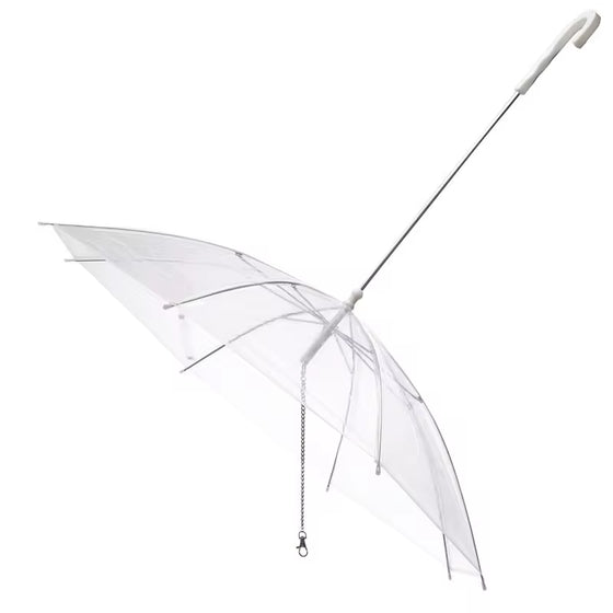 2026 New Pet Umbrella Leash Rainproof Snowproof Dog Umbrella Leash for Small Dogs Adjustable Doggy Umbrella