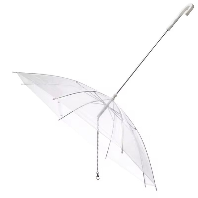2026 New Pet Umbrella Leash Rainproof Snowproof Dog Umbrella Leash for Small Dogs Adjustable Doggy Umbrella
