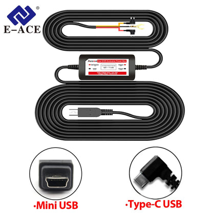 Cars Accessories Car Dash Cam Wire 3.5M DVR Hardwire Cable Kit Video Recorder 5V Mini Charger Line Car Electrical Appliances