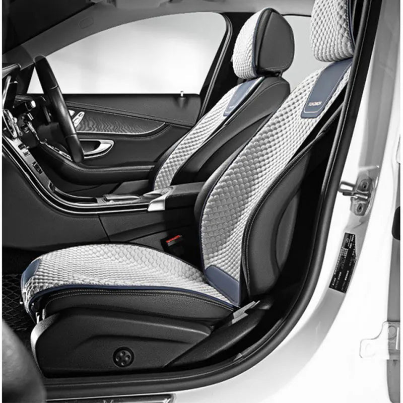 2023 NEW Real Silk Car Seat Cover Front Seat Protector Universal Summer anti Dirty Non Slip Cushion Auto Interior Accessories