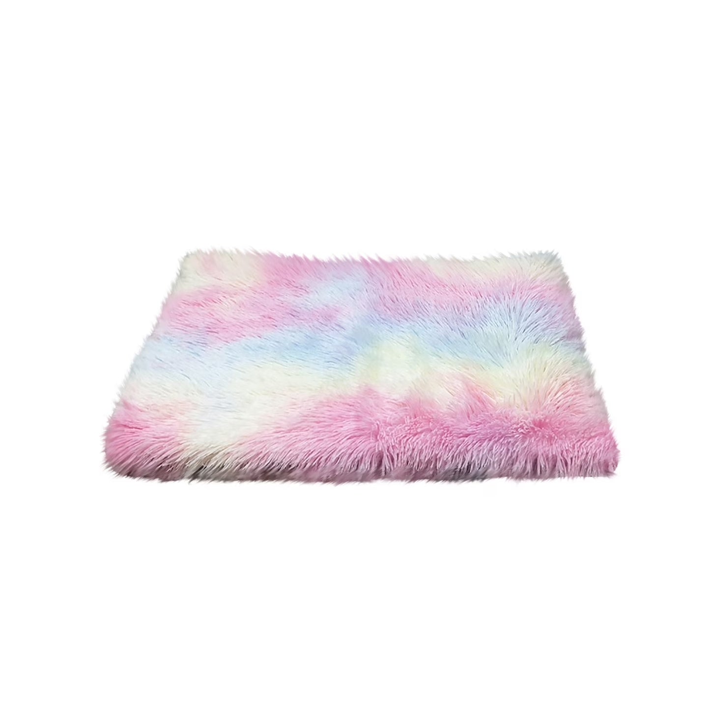 Dog Beds for Medium Sized Dogs Cats, Colorful Two-In-One Litter Bed Plush Pet Mattress, 24X22 Inch