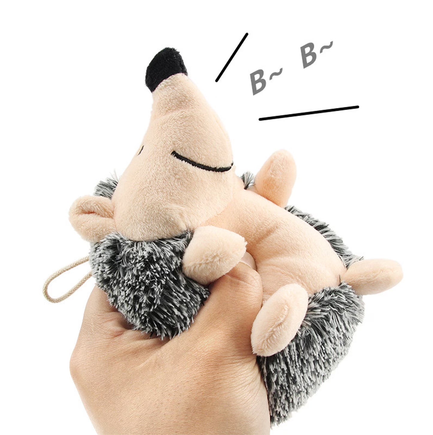 Plush Hedgehog Dog Toys, Squeaky Stuffless Hedgehog for Small and Medium Dogs, Keep Your Puppy Busy with Multi-Colored Interactive Pet Toys