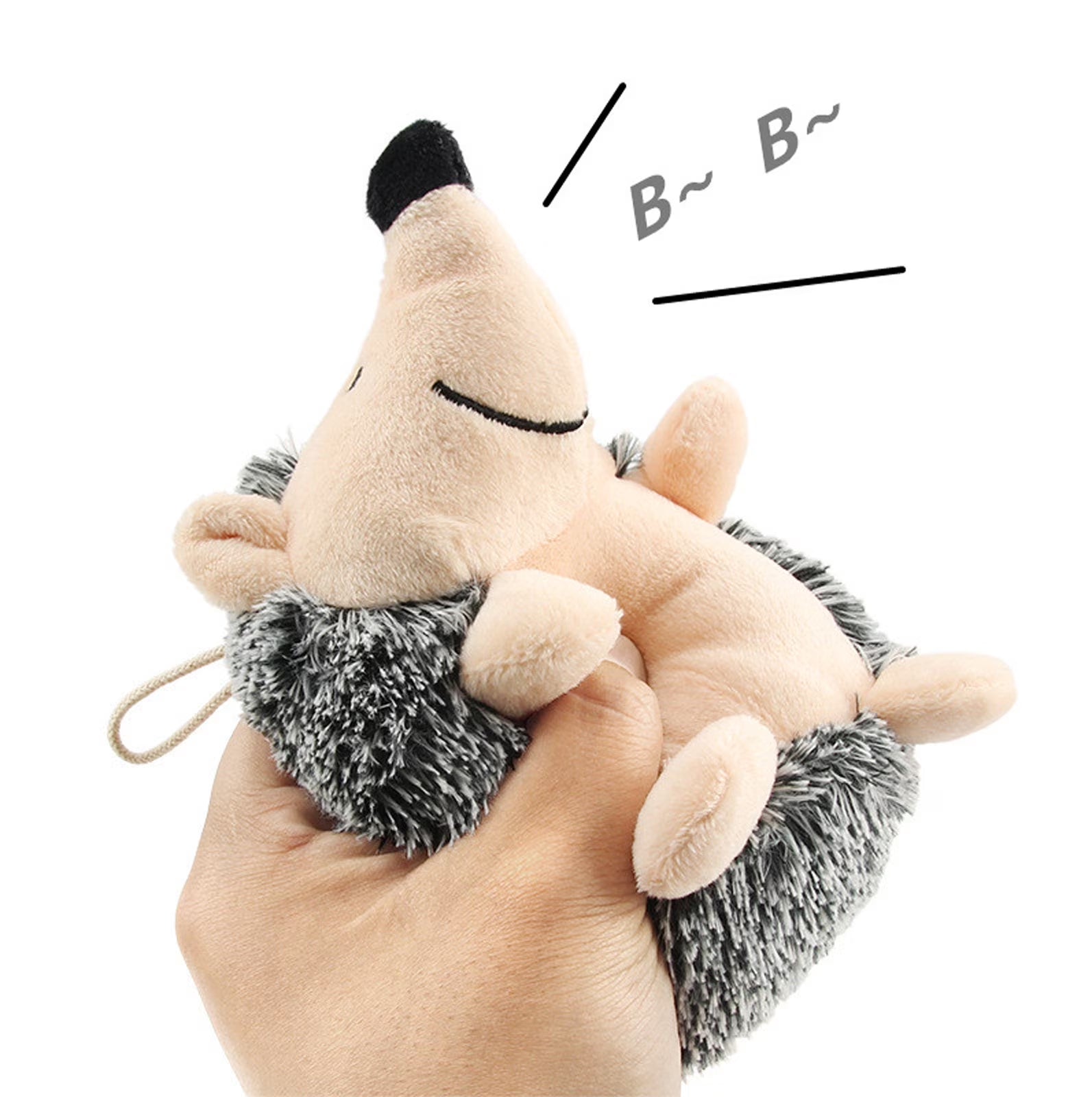 Plush Hedgehog Dog Toys, Squeaky Stuffless Hedgehog for Small and Medium Dogs, Keep Your Puppy Busy with Multi-Colored Interactive Pet Toys
