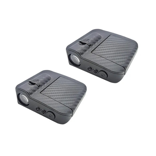 2Pcs Car Angel Wings Wireless Car Door LED HD Welcome Courtesy Shadow Projector Lamp Logo Light Cars Accessories