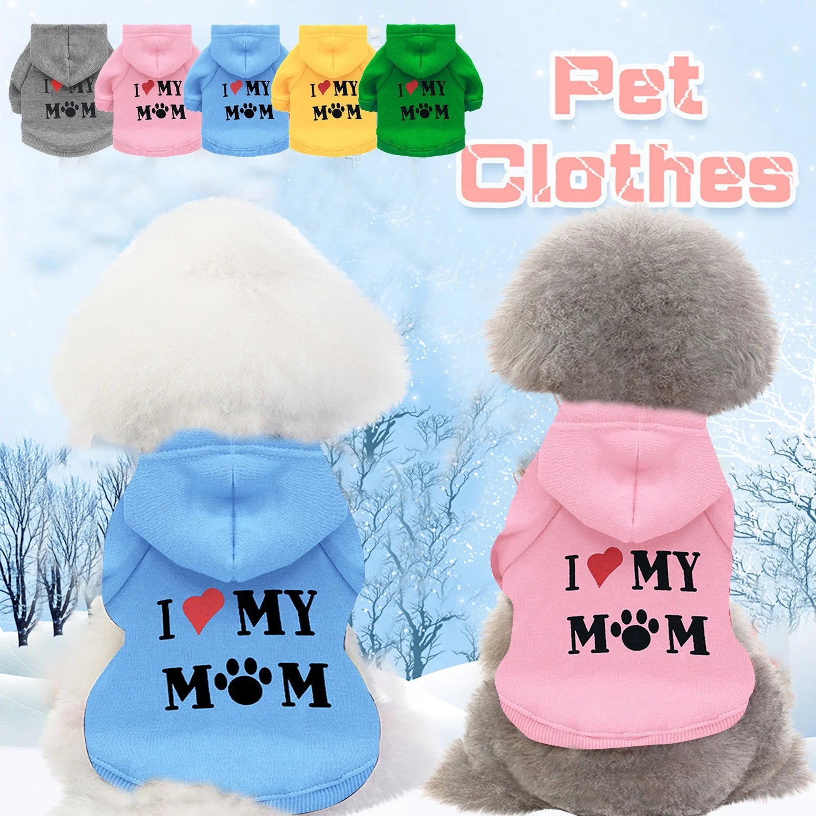 Pet Dog Knitted Sweaters Knitwear Turtleneck Pajamas Soft Winter Warm Puppy Valentine Clothing Christmas Clothes Heart Doggie Apparel for Cats Dogs