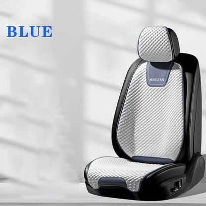 2023 NEW Real Silk Car Seat Cover Front Seat Protector Universal Summer anti Dirty Non Slip Cushion Auto Interior Accessories
