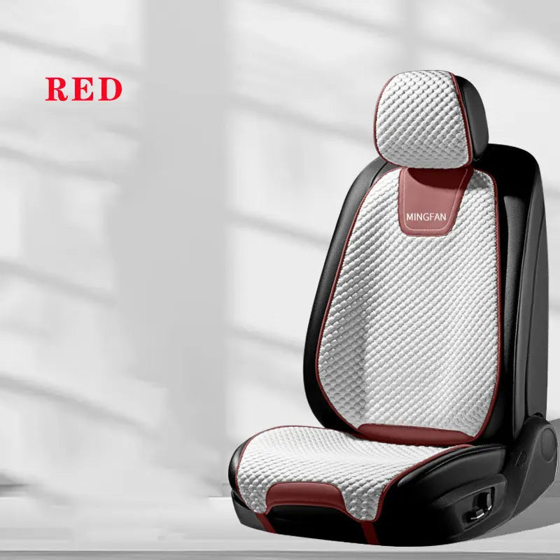 2023 NEW Real Silk Car Seat Cover Front Seat Protector Universal Summer anti Dirty Non Slip Cushion Auto Interior Accessories