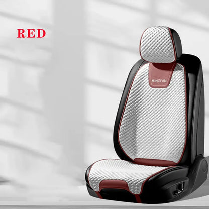 2023 NEW Real Silk Car Seat Cover Front Seat Protector Universal Summer anti Dirty Non Slip Cushion Auto Interior Accessories