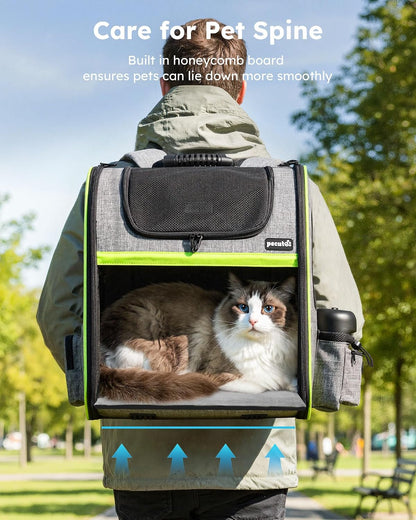XL Cat Backpack Expandable, Cat Carrier Backpack Acrylic Window