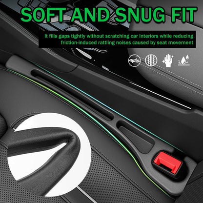 2PCS Car Seat Gap Filler Organizer Car Seat Gap Plug with Storage Slot