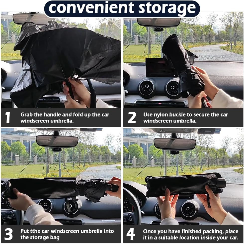Car Windshield Sun Shade,Foldable Car Shade Umbrella for Blocking Sunlight & Insulating Heat,Portable Windshield Cover Sun Shades Cars Interior Accessories for Cars Suvs