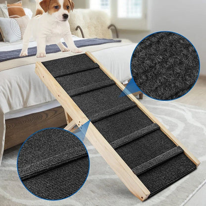 Wooden Pet Seesaw for Large Dogs Anti-Slip Dog Agility Training Equipment Pet Exercise Toy