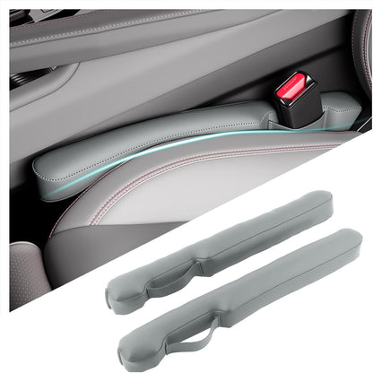 2026 2PCS Upgraded Car Seat Gap Filler with Fixing Ring,Elastic Car Gap Filler to Avoid Dropping Cell Phones/Keys,Essential Cars Gaps Seat Fillers Cars Accessories (Sage Green)
