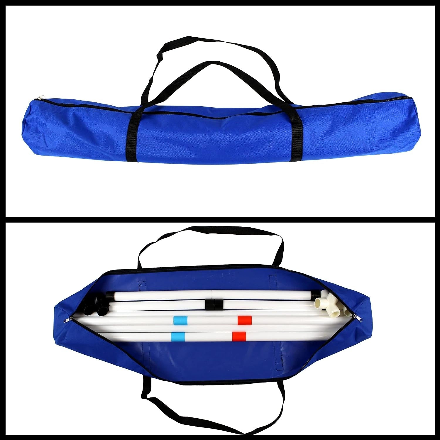 Dog Agility Bar Jump- Indoor Outdoor Hurdles Adjustable Pet Course Equipment