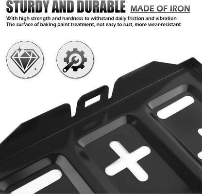 Car Battery Tray,Heavy Duty Battery Tray for Car Used as Batteries Mounting Holder Bracket,Universal Metal Cars Batteries Trays with Multiple Mounting Points Cars Accessories