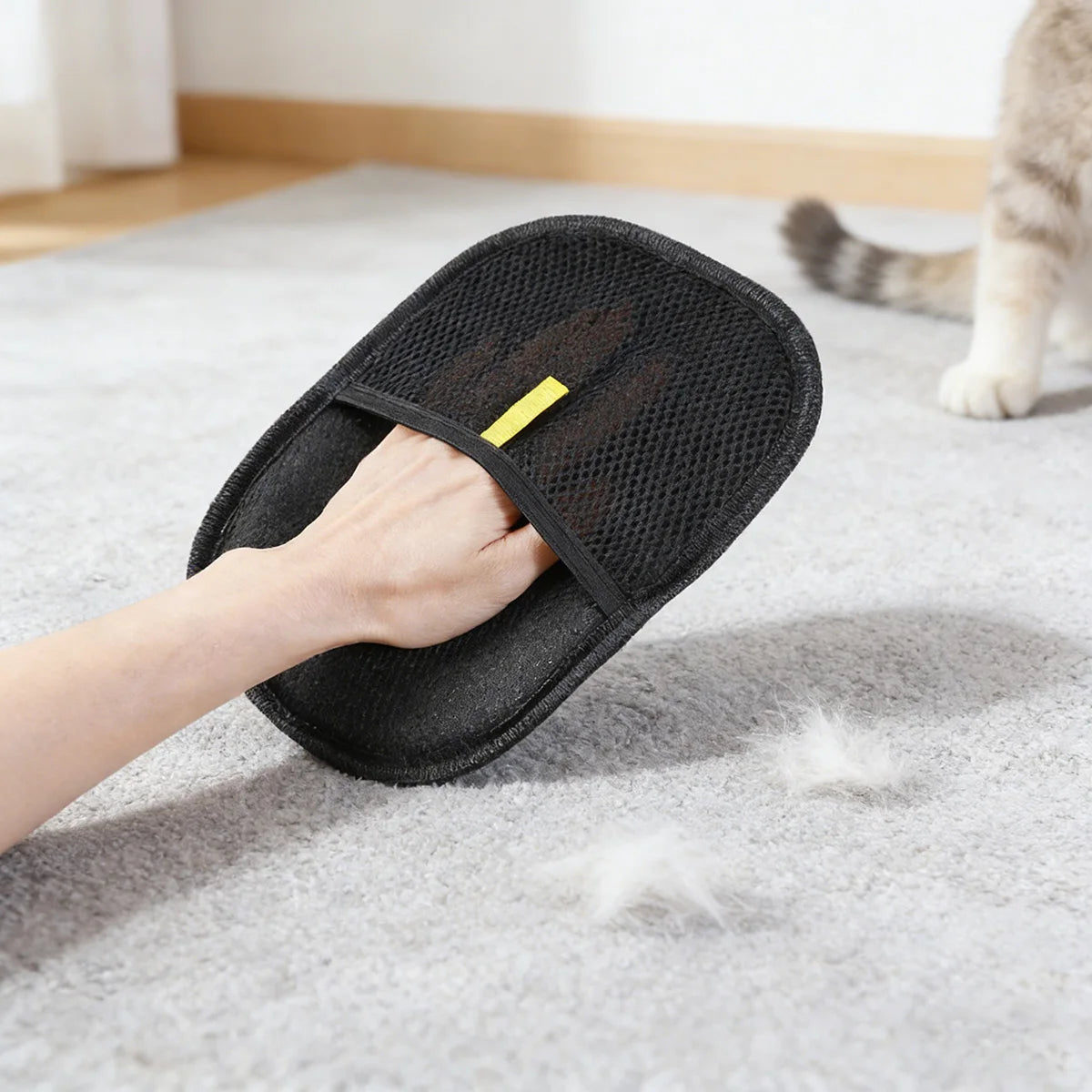 Pet Grooming Equipment Gloves Deshedding Glove Pet Hair Remover Glove for Dog Cat Rabbit Accessories with Long/Short/Curly Hair