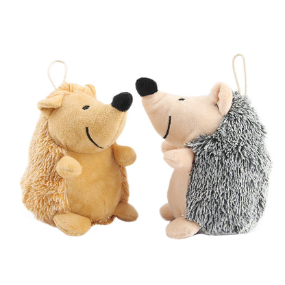 Plush Hedgehog Dog Toys, Squeaky Stuffless Hedgehog for Small and Medium Dogs, Keep Your Puppy Busy with Multi-Colored Interactive Pet Toys