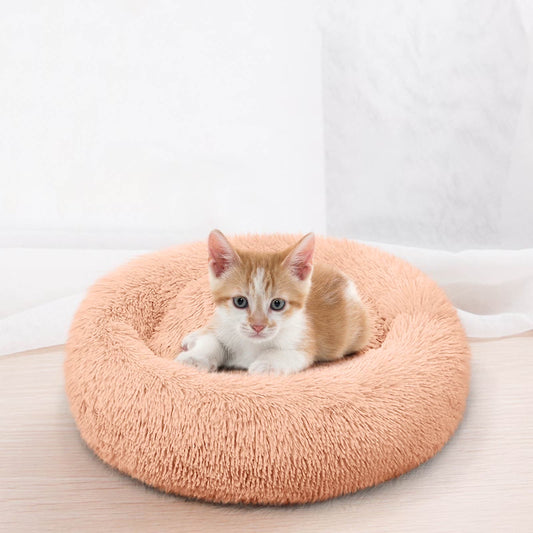 Cat Bed Clearance Washable Fluffy Plush Pet Beds Pet Bed for Puppy and Kitten