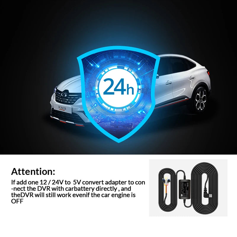 Cars Accessories Car Dash Cam Wire 3.5M DVR Hardwire Cable Kit Video Recorder 5V Mini Charger Line Car Electrical Appliances