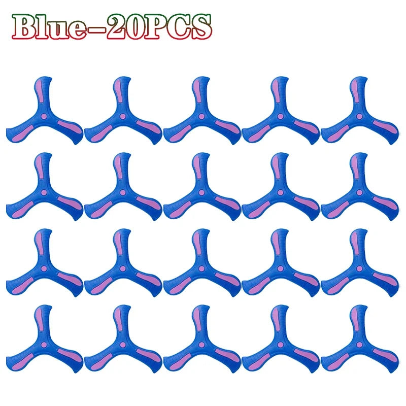 1-20PCS Dog Pet Disc Toys Outdoor Triangle Boomerang Toys Flying Disc Family Pet Interactive Entertainment Sports Games