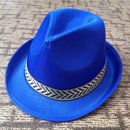 Summer Fast Dry Jazz Caps Hats Panama Fedoras Outdoor Sunhat Performance Hat Chapeau Headgear for Men Women Unisex GH-221