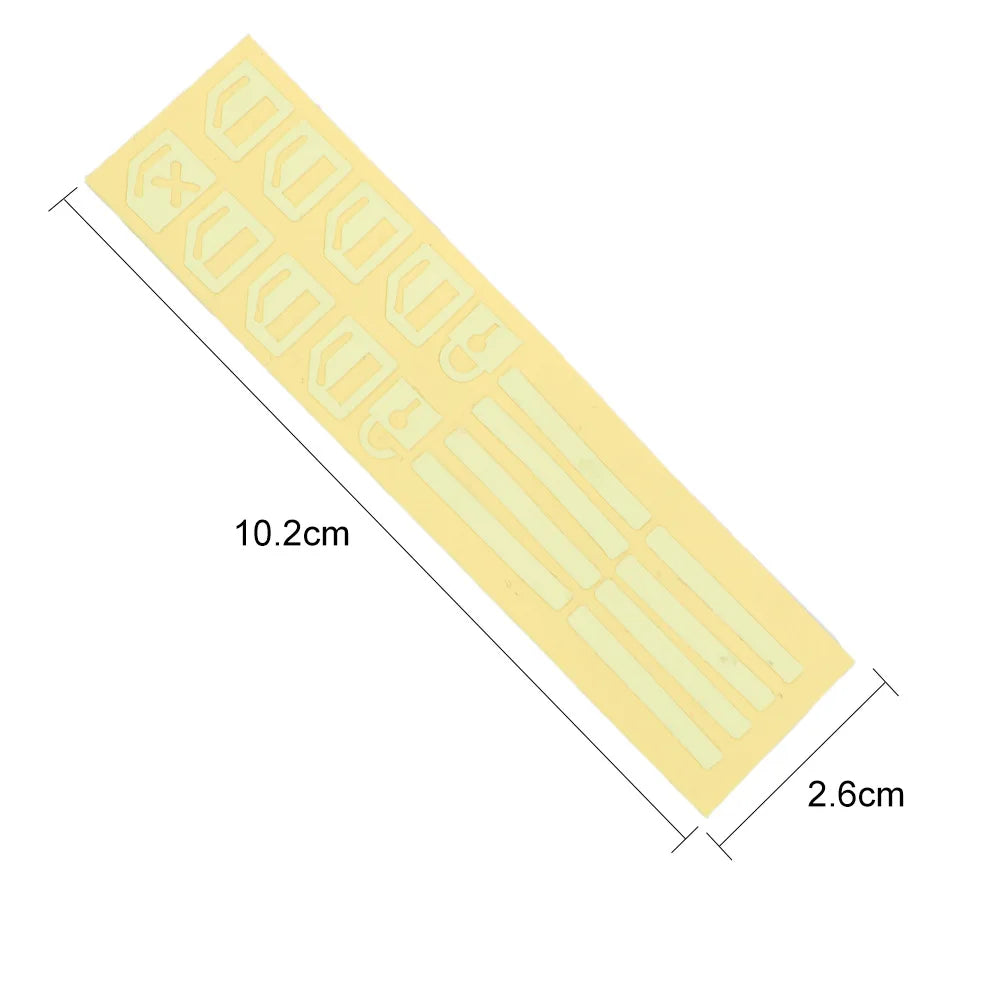 Luminous Car Window Lifter Switch Button Stickers Fluorescent Decals Car Door Window Lift Night Safety Switch Cars Accessories