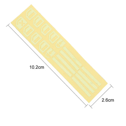 Luminous Car Window Lifter Switch Button Stickers Fluorescent Decals Car Door Window Lift Night Safety Switch Cars Accessories
