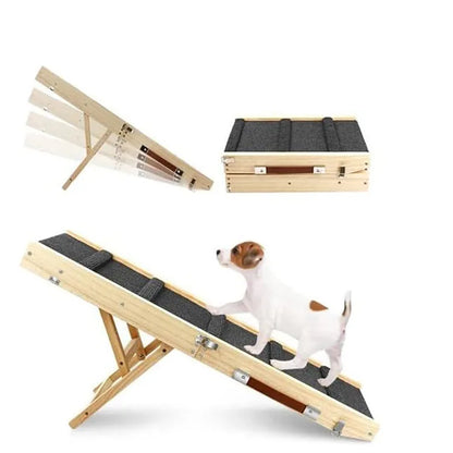 Wooden Pet Seesaw for Large Dogs Anti-Slip Dog Agility Training Equipment Pet Exercise Toy