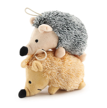 Plush Hedgehog Dog Toys, Squeaky Stuffless Hedgehog for Small and Medium Dogs, Keep Your Puppy Busy with Multi-Colored Interactive Pet Toys