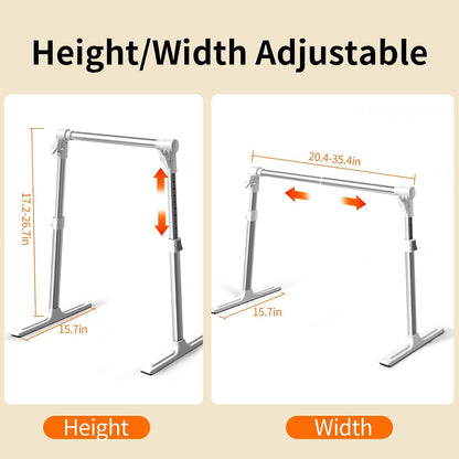 Foldable & Adjustable Dog Closet,Portable Clothing Rack for Pet/Dog Organization and Storage/Cat Clothing Rack,Space-Saving Alloy Mini Drying Rack,(20.4-35.4In Width, 17.3-26.7In Height)
