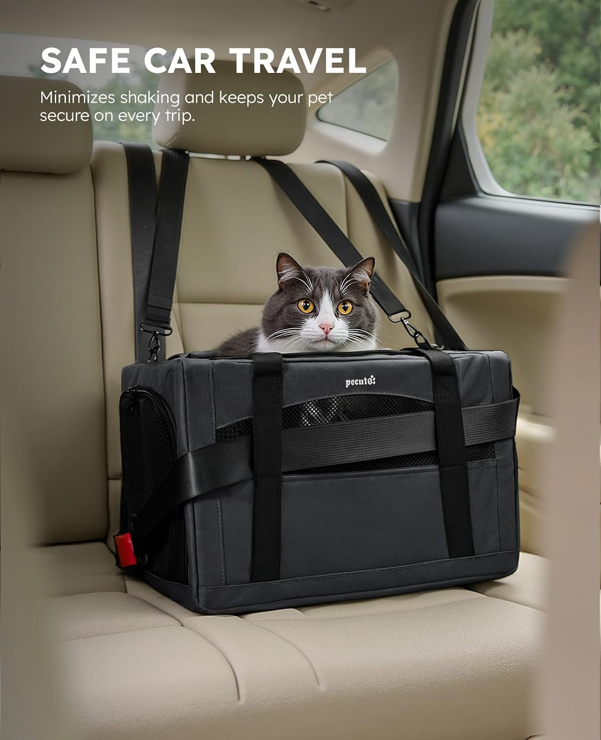 Cat Carrier Backpacks, Expandable Cat Backpack, and Cat Carrier Stable, Pet Carrier Breathable and Portable