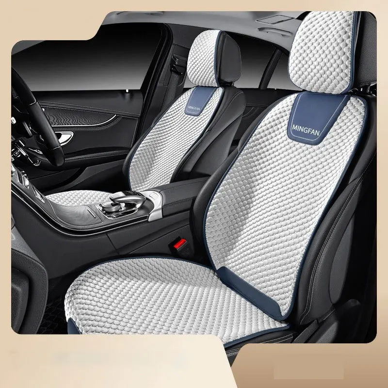 2023 NEW Real Silk Car Seat Cover Front Seat Protector Universal Summer anti Dirty Non Slip Cushion Auto Interior Accessories