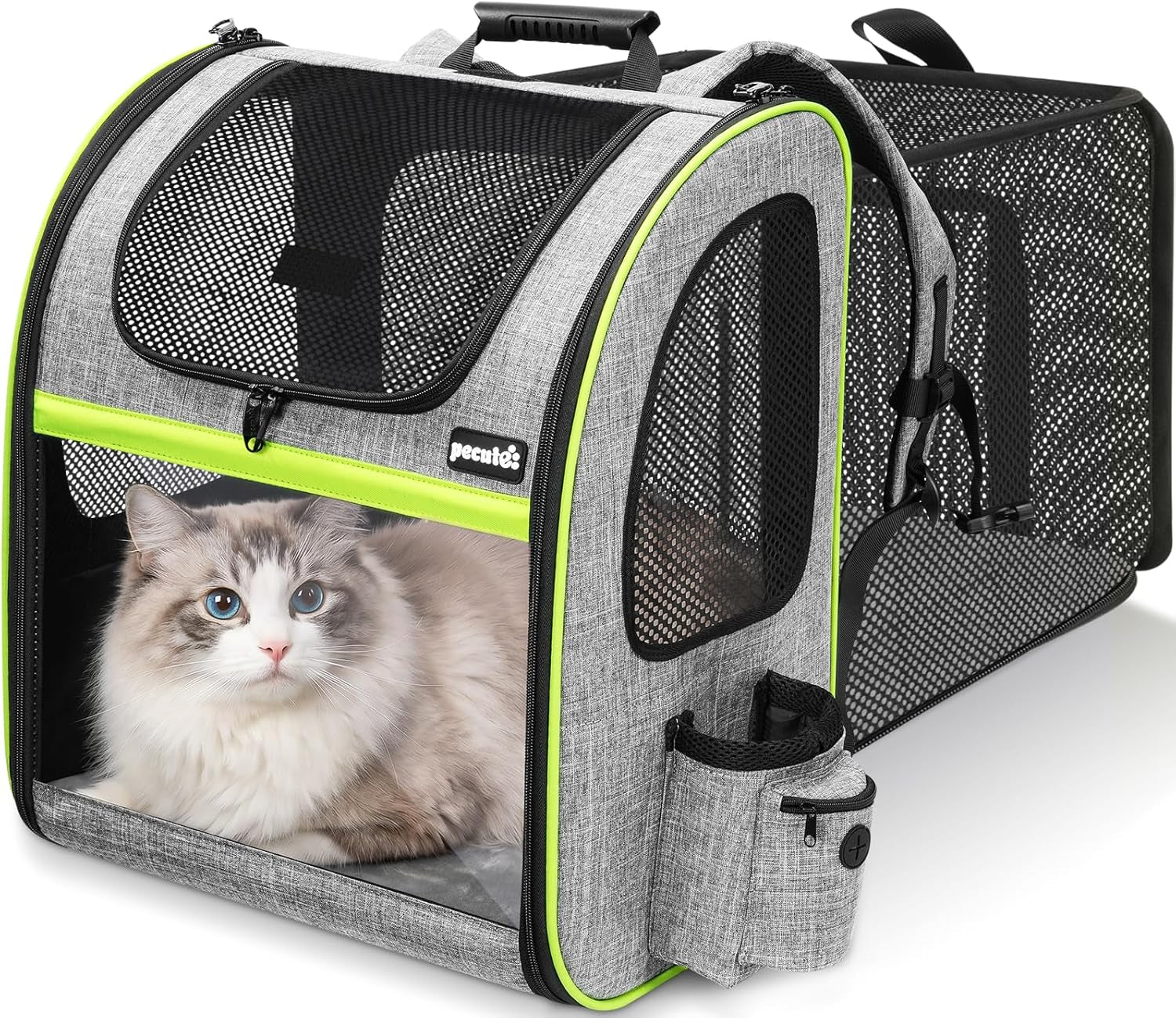 XL Cat Backpack Expandable, Cat Carrier Backpack Acrylic Window