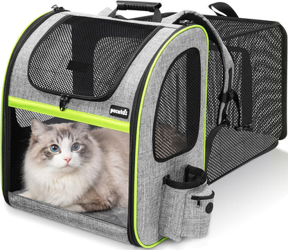 XL Cat Backpack Expandable, Cat Carrier Backpack Acrylic Window